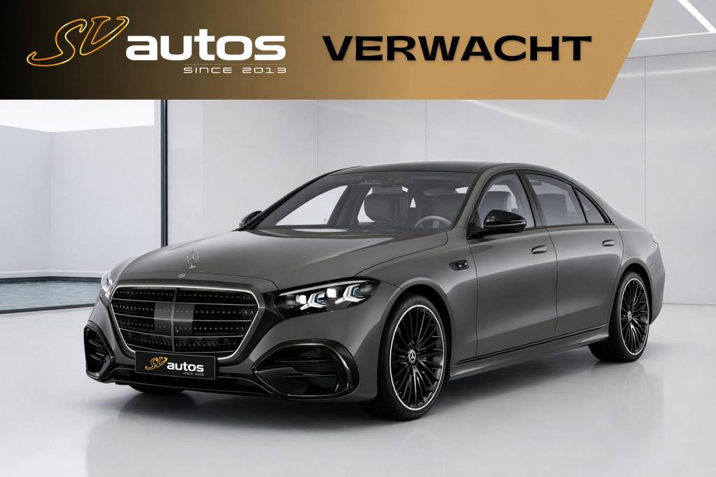 Mercedes-Benz S-klasse S450d AMG 390pk Lang MODEL 2027 VOL!, Automaat, Gebruikt, 390 pk, 4 stoelen