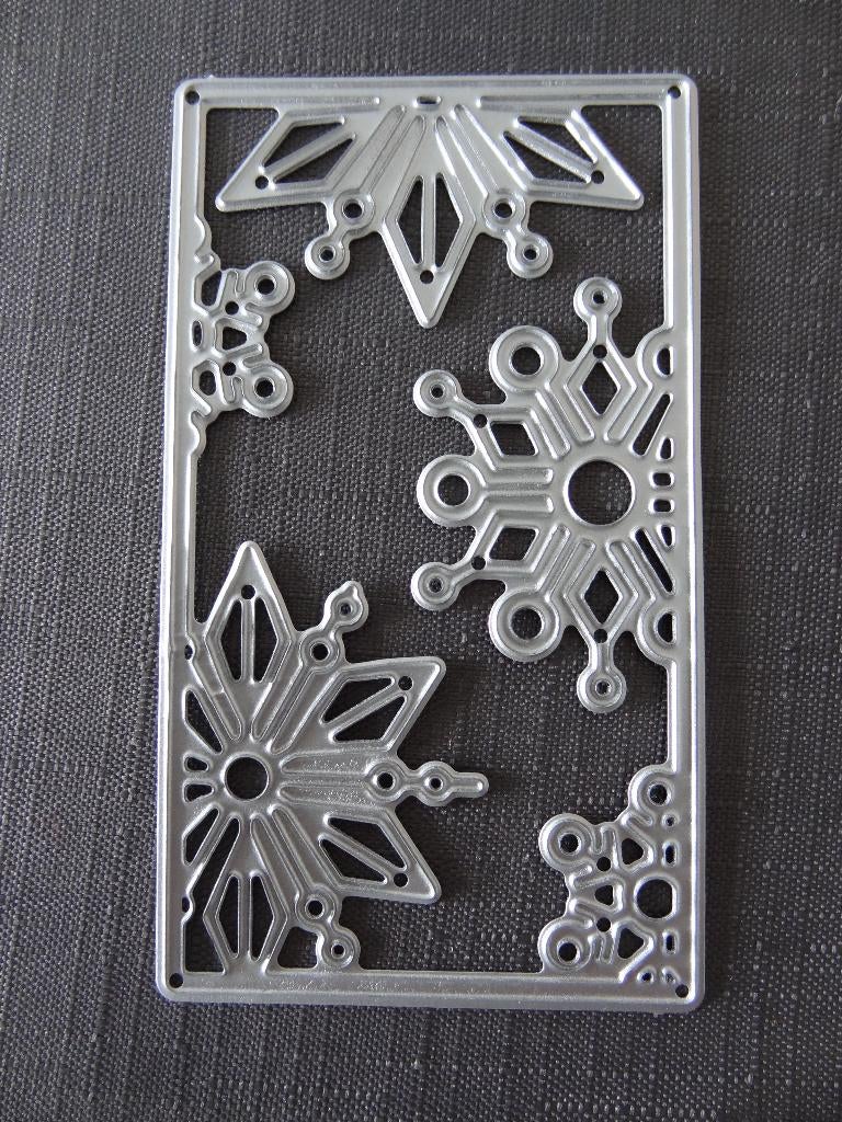 NIEUW! Snij/Embossing Mal IJskristallen >Snelle Verzending!<, Ophalen of Verzenden, Nieuw, Kerst, Pons of Mal