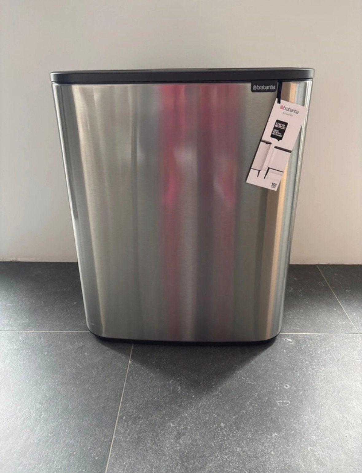 Brabantia dubbele prullenbak, Huis en Inrichting, Woonaccessoires | Prullenbakken, 50 – 75, 40 liter of meer, Ophalen of Verzenden