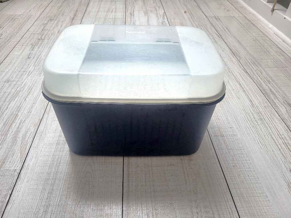 Tupperware picknickbox, dozen, mengkom, opbergpotje, Ophalen of Verzenden, Nieuw, Blauw, Bewaardoos