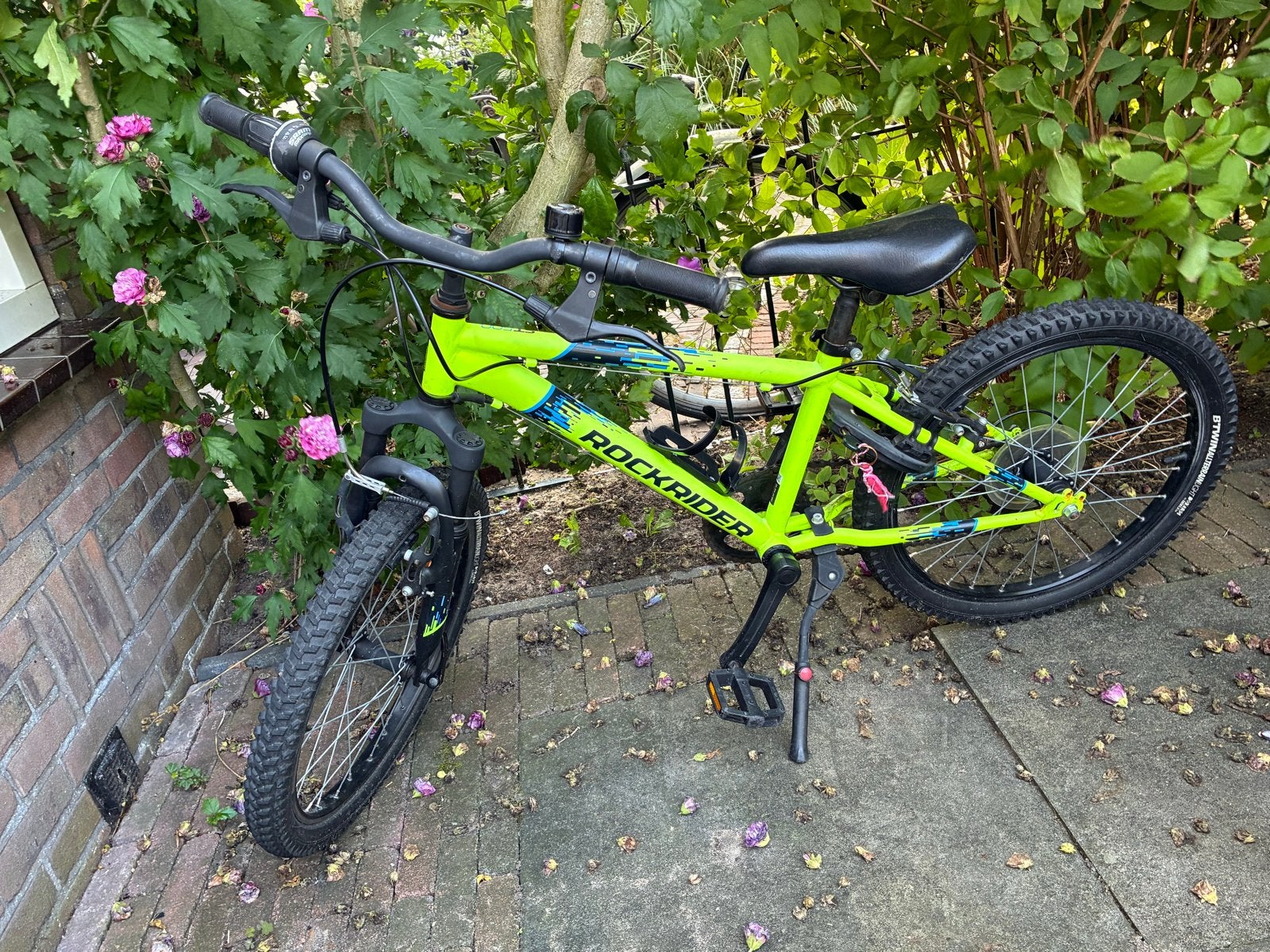 Rockrider kinderfiets 20 inch - Zo goed als nieuw, Fietsen en Brommers, Fietsen | Kinderfietsjes, Ophalen, Zo goed als nieuw, Schijfrem
