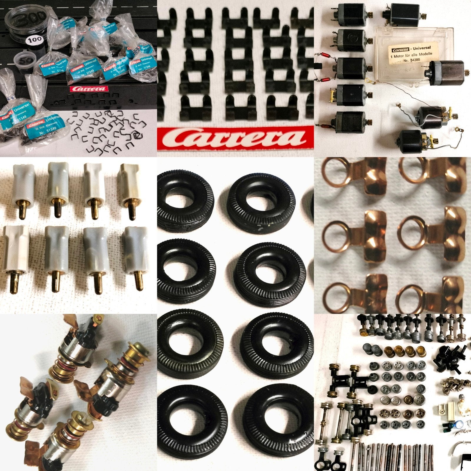 Carrera Racebaan Universal klein onderdelen slepers bandjes., Ophalen of Verzenden, Nieuw, Elektrisch, Carrera
