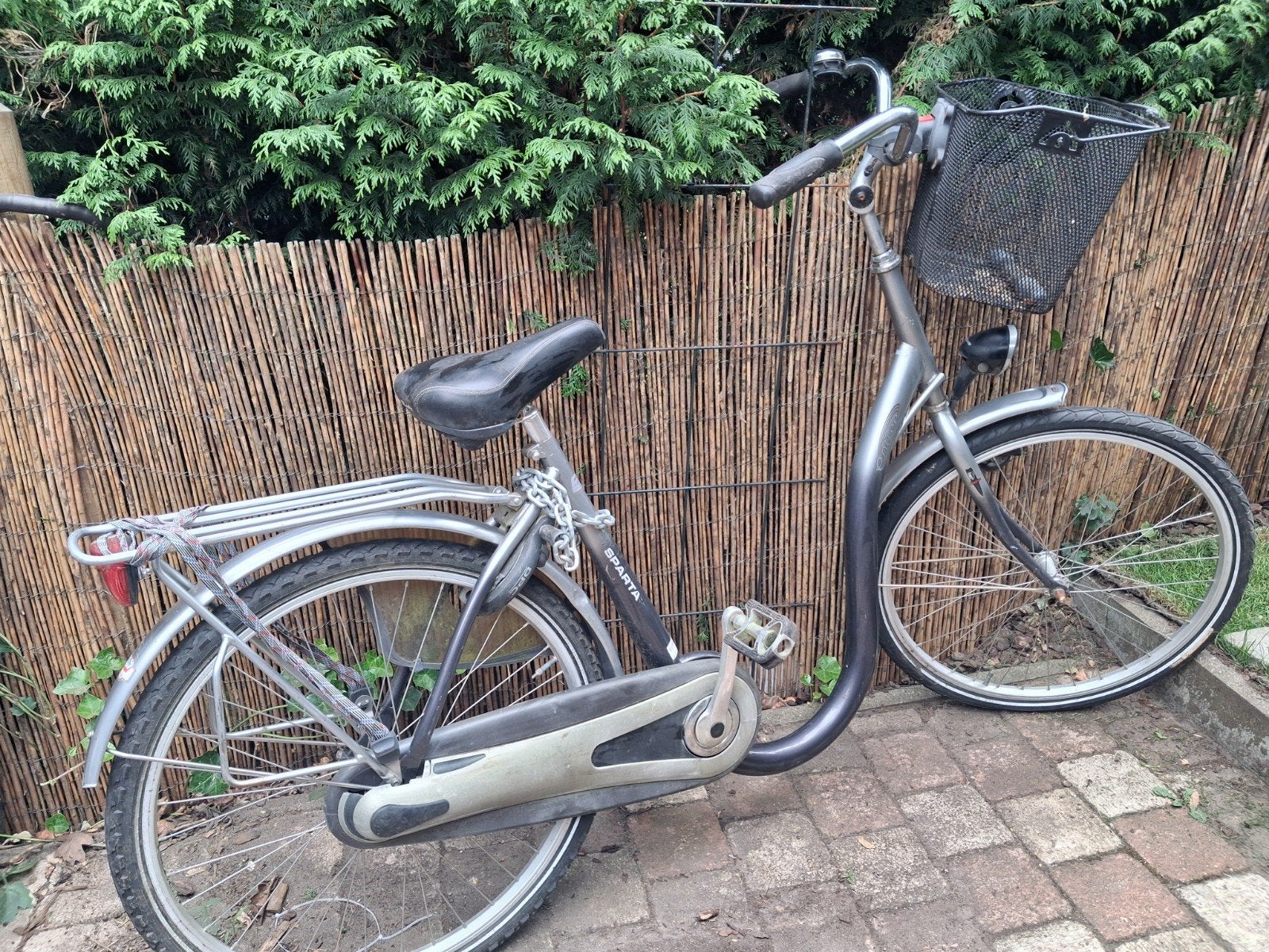 Sparta mama fiets met mand 26 inch, Ophalen, Gebruikt, Terugtraprem, Sparta