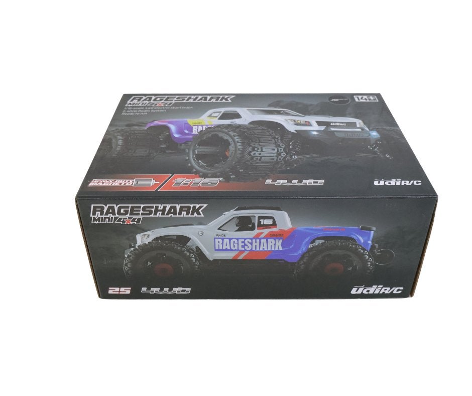 UDI R/C Monster Truck Brushed 1/16 Blue UD1611B, Ophalen of Verzenden, Nieuw, Overige schalen, Auto offroad
