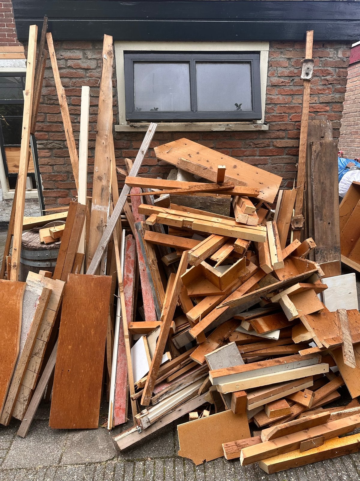 Diverse partij gebruikt hout, planken en balken, Ophalen, Gebruikt, Balk, Overige houtsoorten