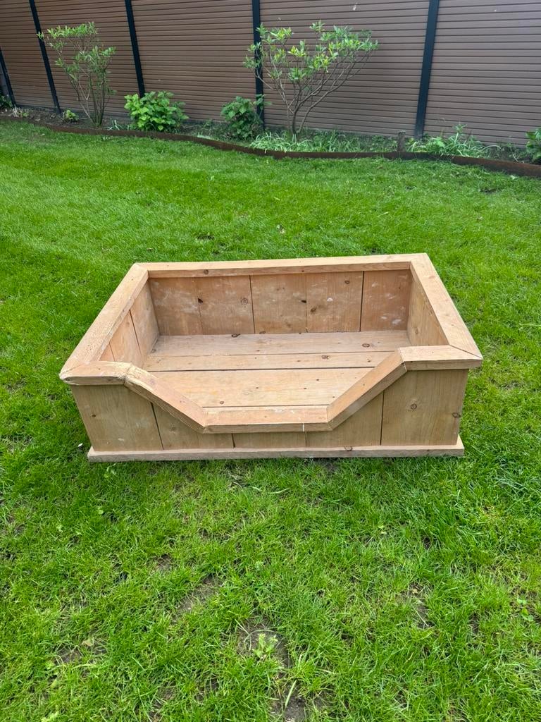 Steigerhouten hondenmand, Dieren en Toebehoren, Ophalen, Gebruikt, Overige