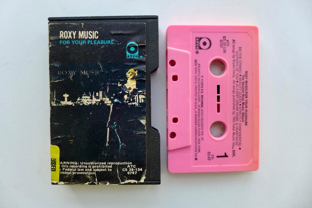 Roxy Music - For Your Pleasure ATCO US Cassette in Slip Case, Gebruikt, 1 bandje, Ophalen of Verzenden, Origineel