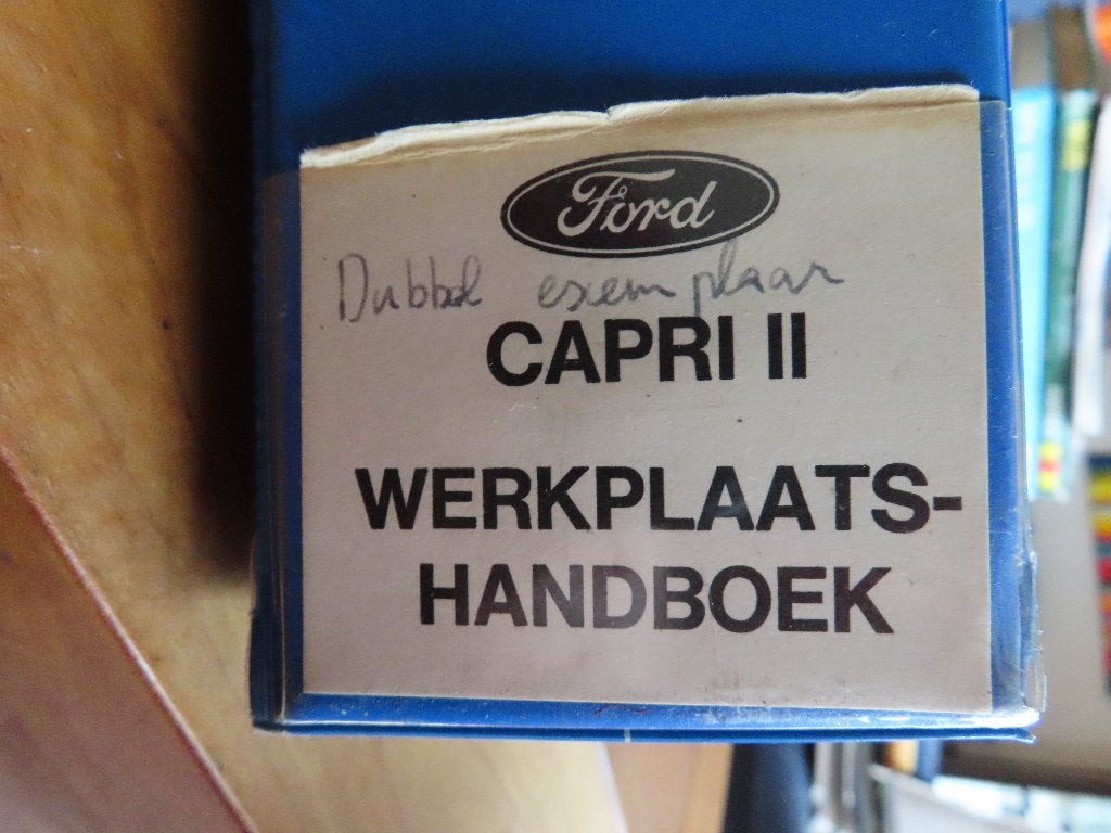 NL dealer werkplaatshandboek Ford Capri II 1974-1977, mooi!, Ophalen of Verzenden