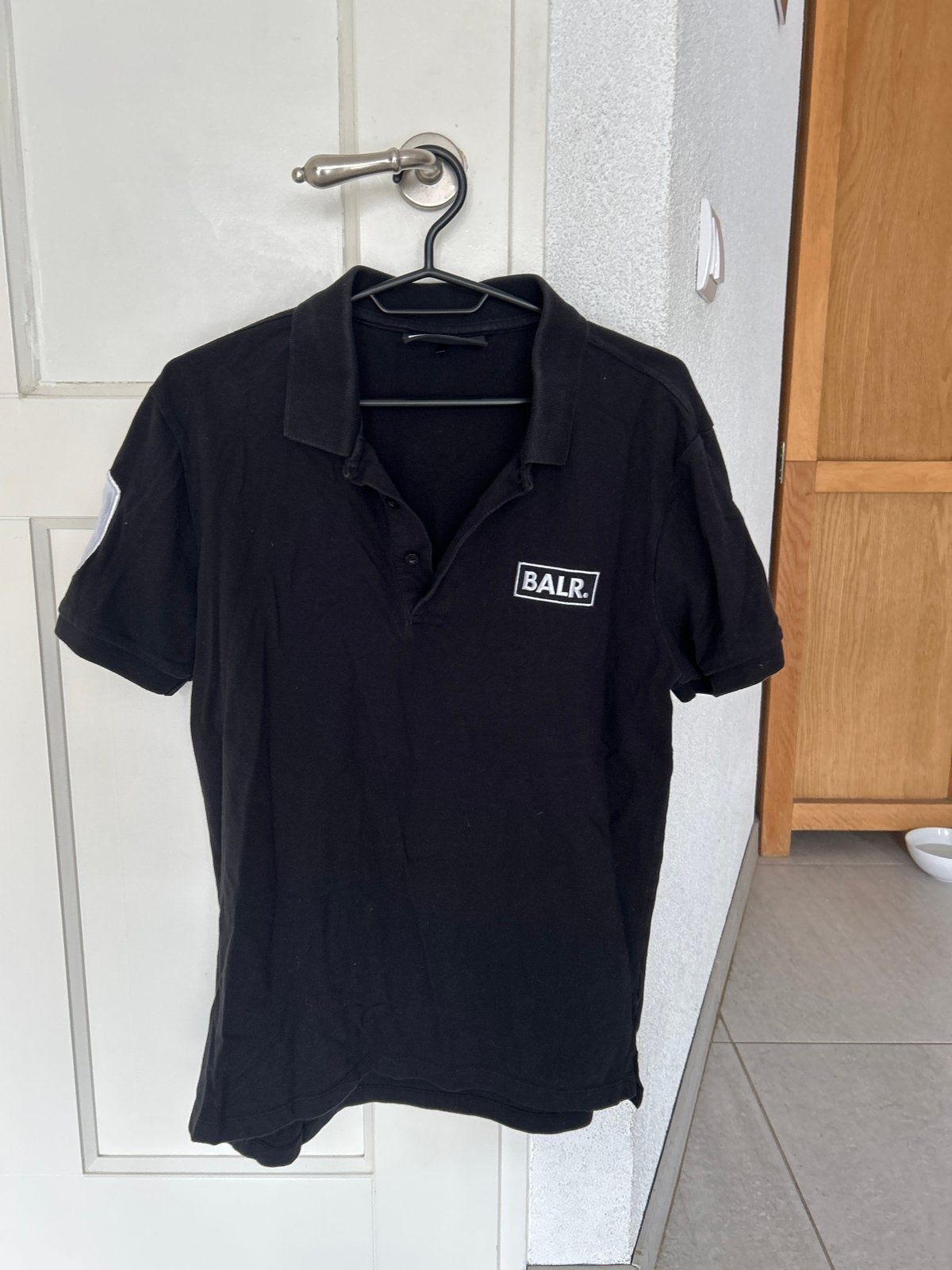 BALR. Polo Shirt Zwart Maat M, Ophalen, Zo goed als nieuw, Maat 48/50 (M), Zwart