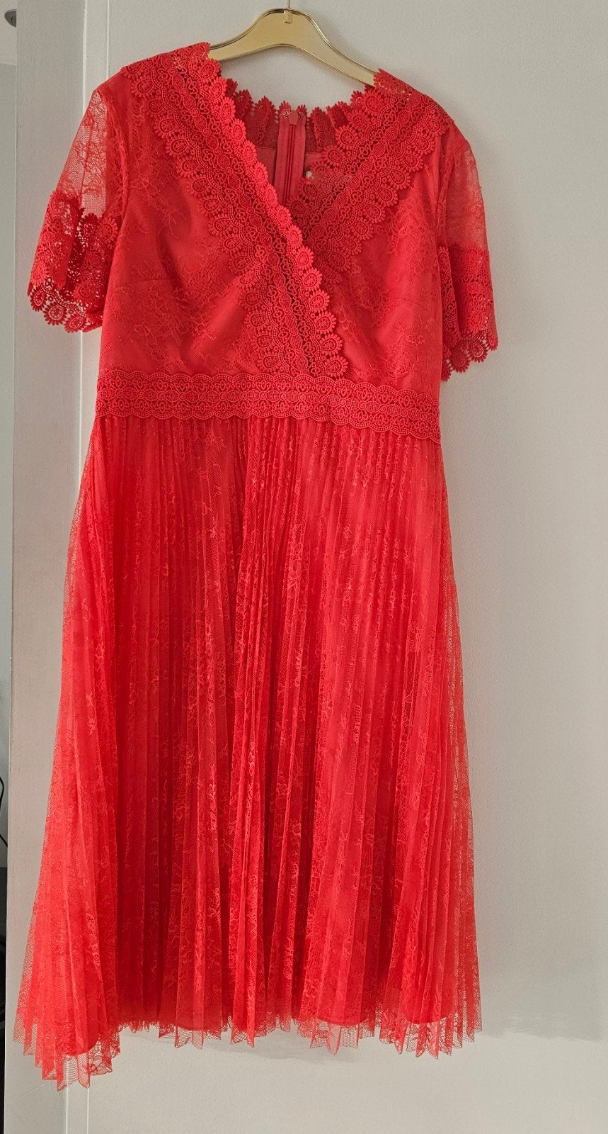 Chique Ted Baker damesjurk maat 5 koraalrood, Kleding | Dames, Ted Baker, Ophalen of Verzenden