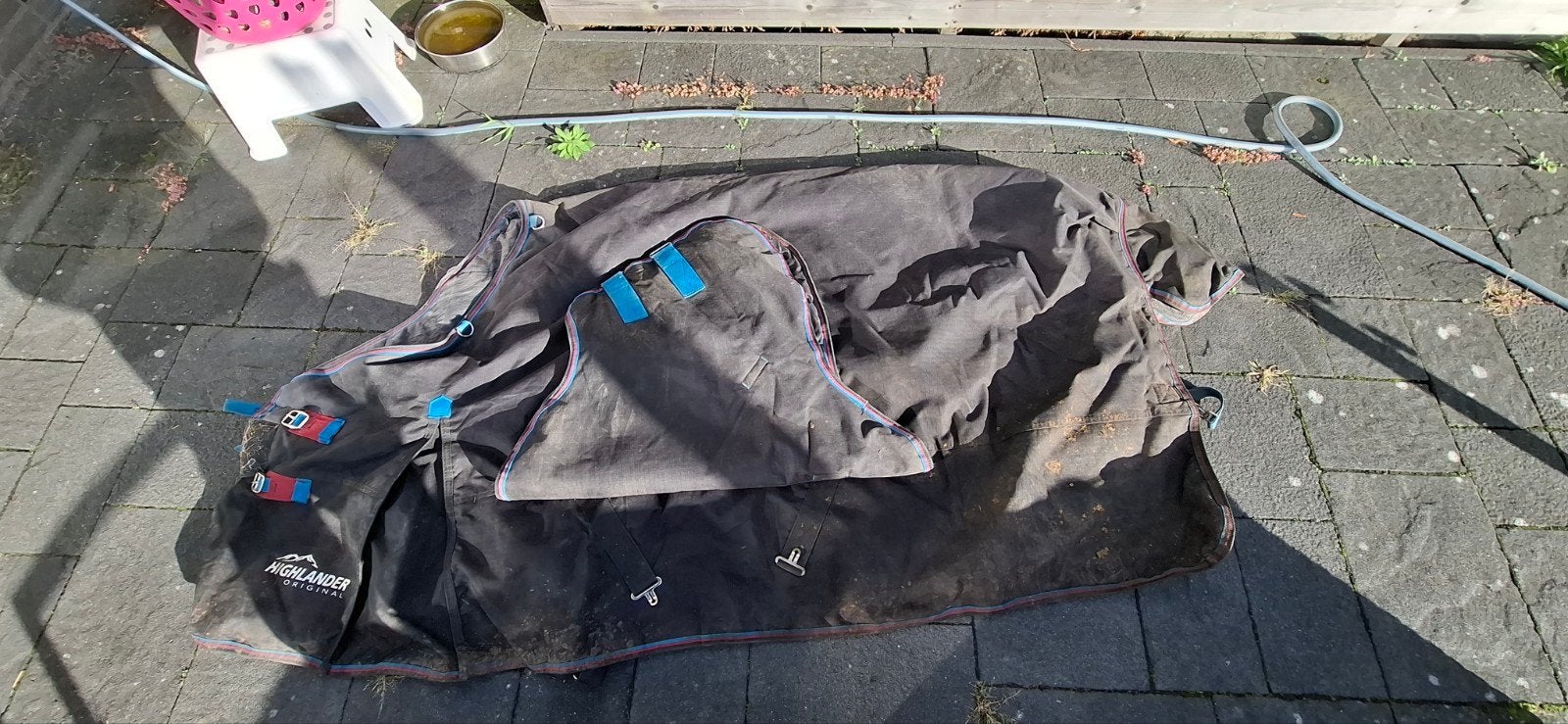 Shires Outdoordeken 200 gram maat 145/195, Dieren en Toebehoren, Ophalen of Verzenden, Gebruikt, Deken
