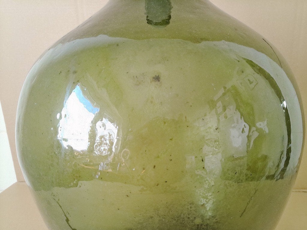Curiosa enorme antieke gistfles 51cm hoog grote gistfles, Ophalen of Verzenden