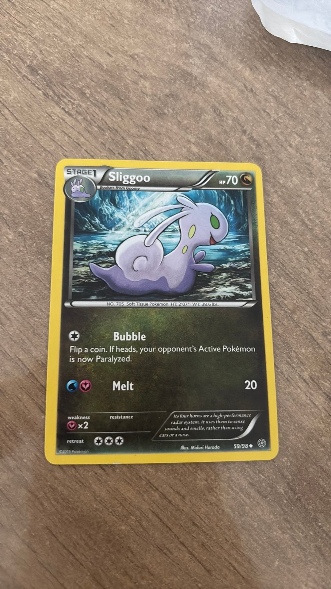 Pokemon kaart, Ophalen of Verzenden, Zo goed als nieuw