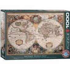 Eurographics: Orbis Antique World Map 1000 stukjes, Ophalen of Verzenden, 500 t/m 1500 stukjes, Nieuw, Legpuzzel