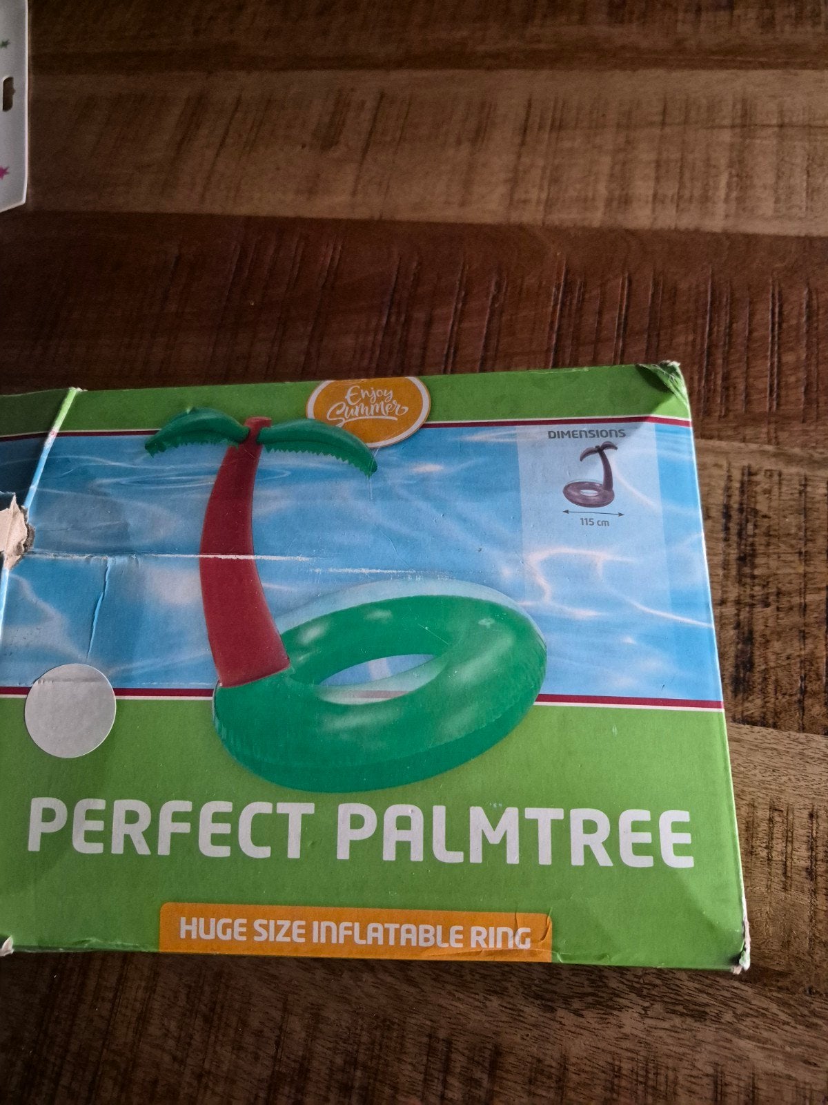 palmboom zwemband 115cm, Ophalen of Verzenden, Zo goed als nieuw