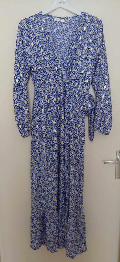 Nieuwe JIA QI jurk met labels, Kleding | Dames, Blauw, Maat 46/48 (XL) of groter, Nieuw, Ophalen of Verzenden