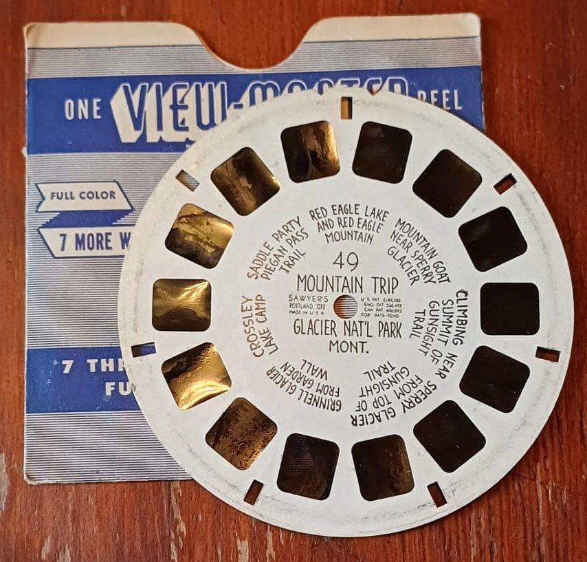 Losse handgeletterde Viewmaster schijfjes - Amerika & Canada, Verzamelen, Retro, Ophalen of Verzenden, Overige typen