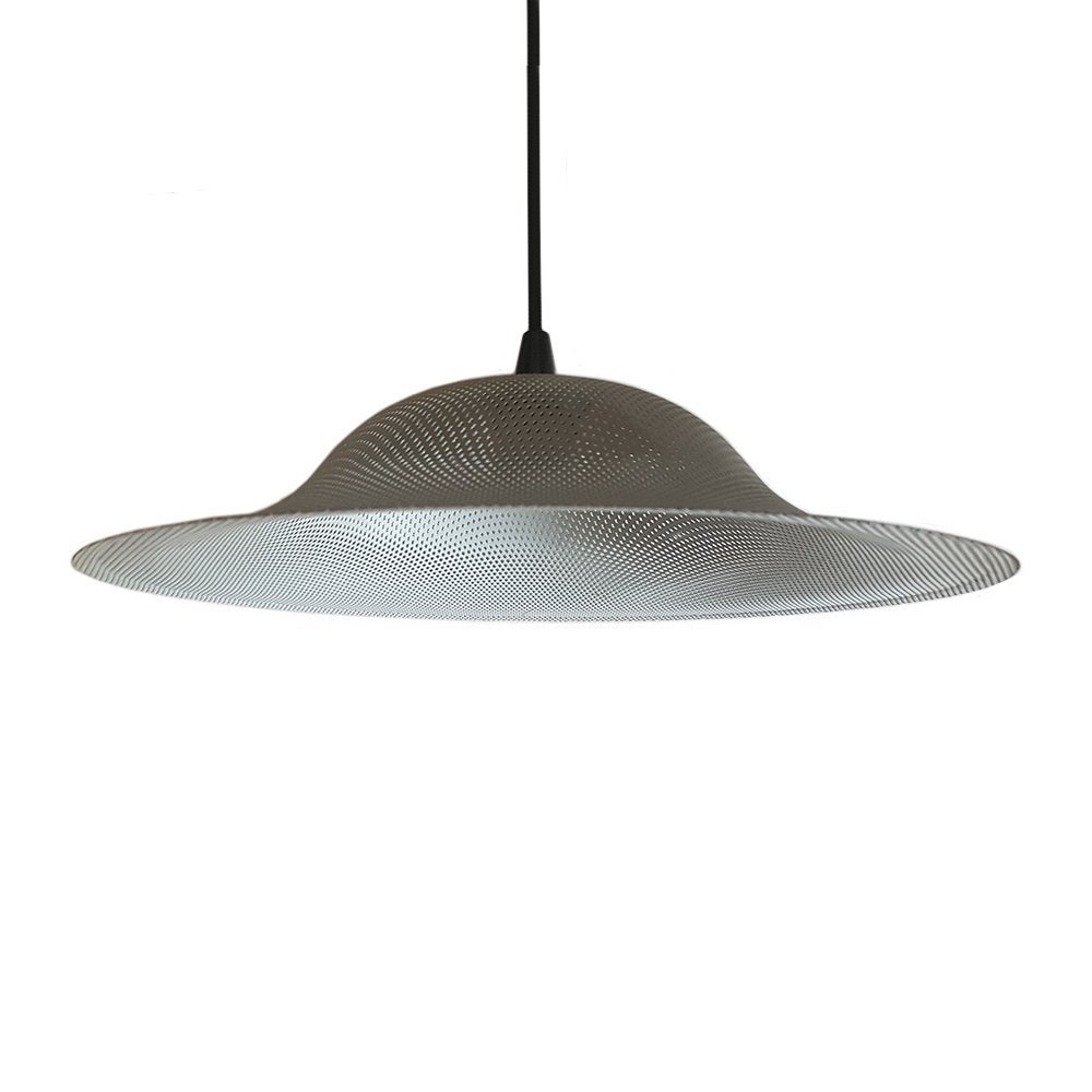 Vintage geperforeerde Hanglamp Massive Belgie, Huis en Inrichting, Lampen | Hanglampen, -, -, Ophalen of Verzenden, Metaal