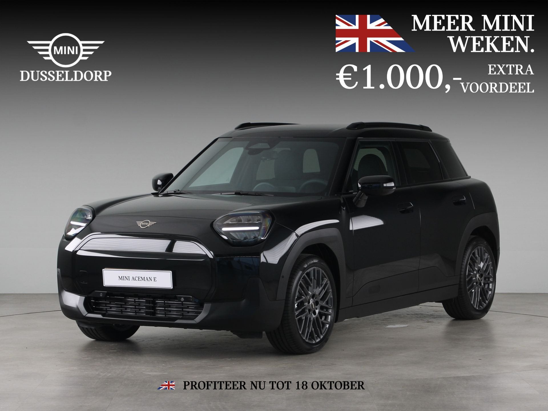 MINI Aceman E Blackyard Pakket XS PRIVATE LEASE EUR 519,- (6, Auto's, Zwart, Zwart, Origineel Nederlands, Aceman