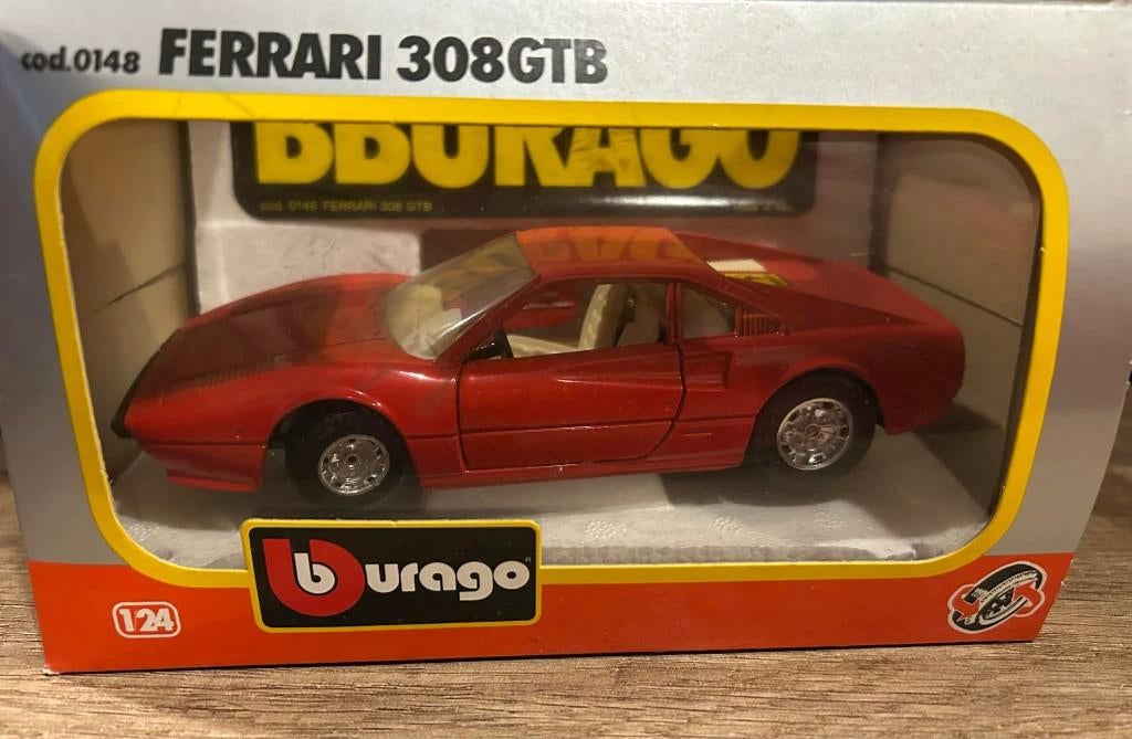 Bburago Ferrari 308, Hobby en Vrije tijd, Modelauto's | 1:24, Verzenden, Nieuw, Auto, Bburago
