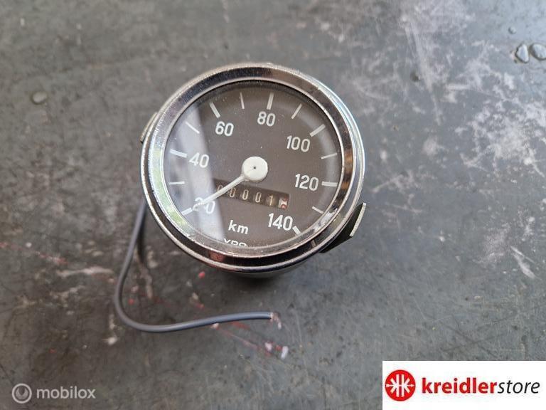 Zundapp 140 km teller origineel VDO gereviseerd, Nieuw, Zundapp, Ophalen of Verzenden, Zundapp