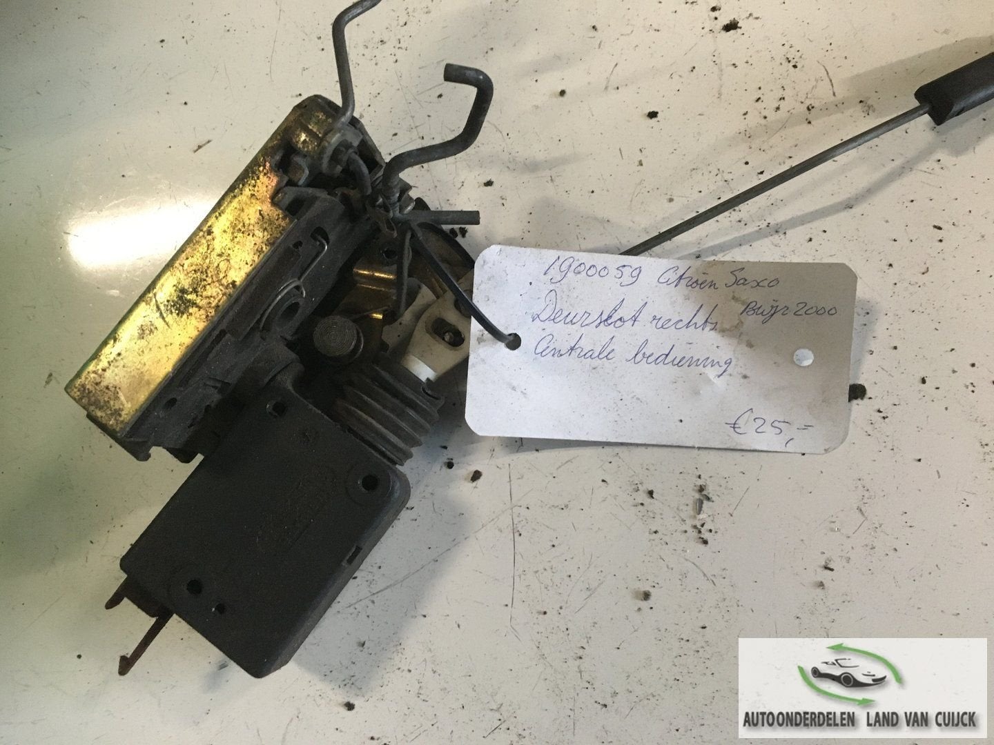 Citroen Saxo 2000 Slotmechaniek Rechtsvoor (cv)