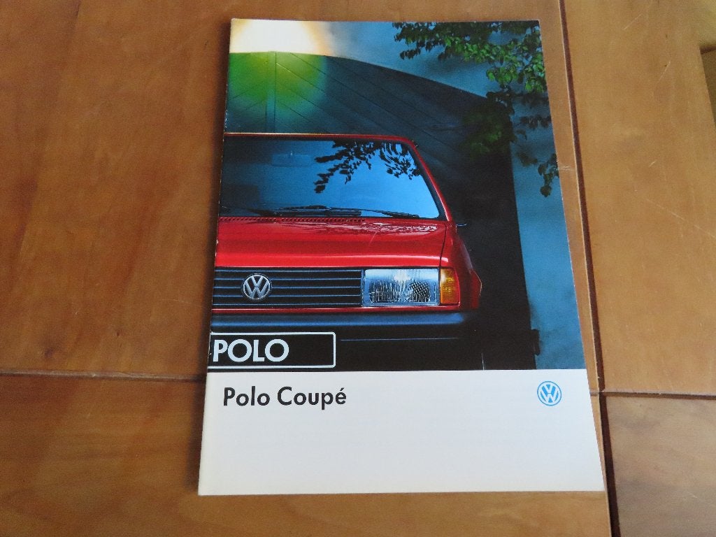 Folder Volkswagen Polo Coupe, VW Polo GT Coupe 1993, Volkswagen, Ophalen of Verzenden, Zo goed als nieuw, Volkswagen