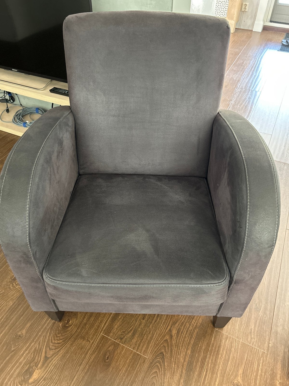 Twee comfortabele fauteuils in goede staat, Ophalen, Zo goed als nieuw, Stof, 75 tot 100 cm