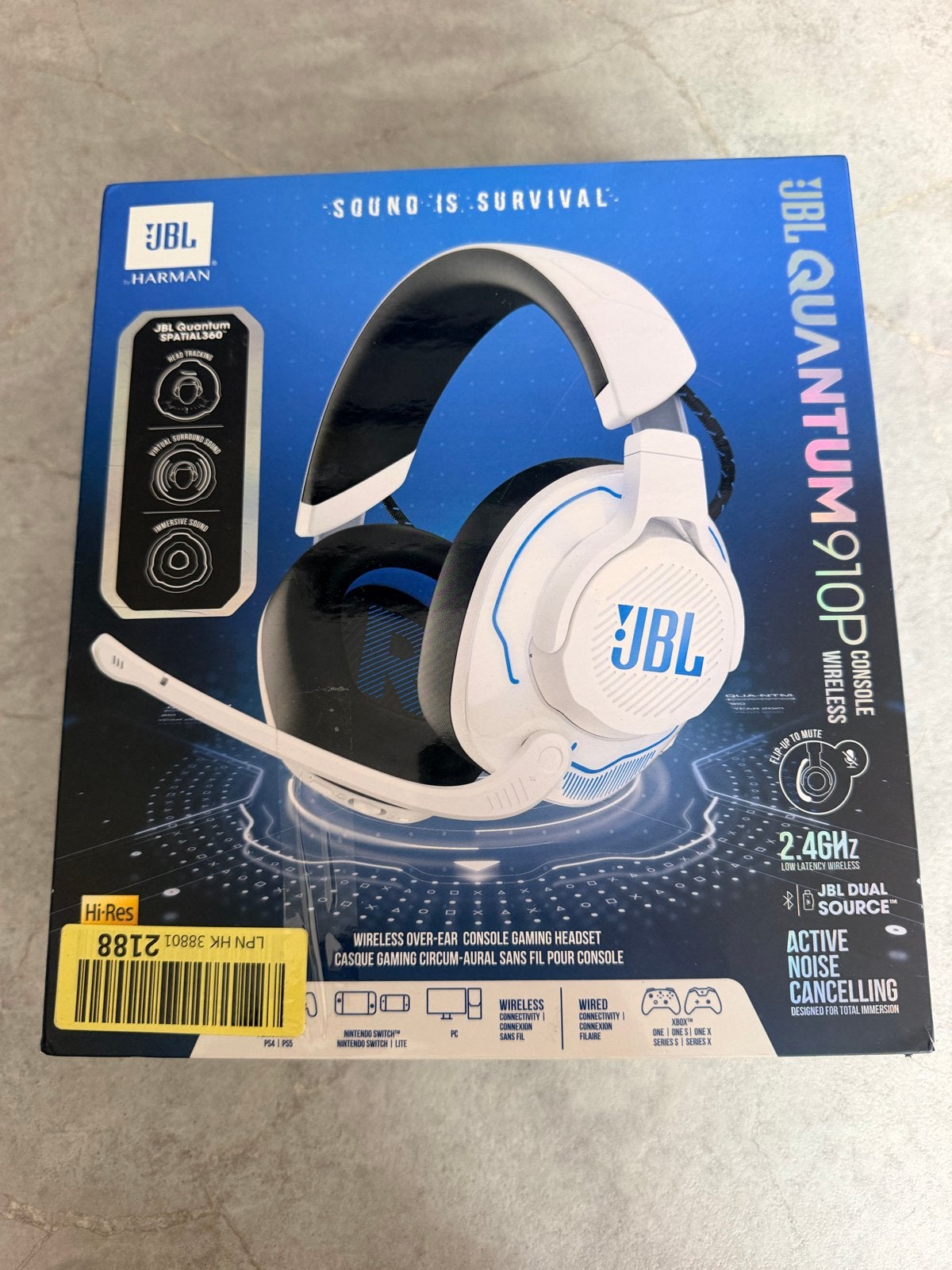 JBL Quantum 910P Wireless Gaming Headset - Nieuw, Gaming, JBL, Nieuw, Ophalen of Verzenden