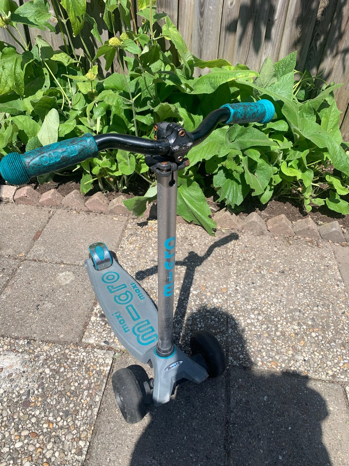 Micro Maxi step - grijs/blauw, Fietsen en Brommers, Steps, Ophalen, Gebruikt, Gewone step