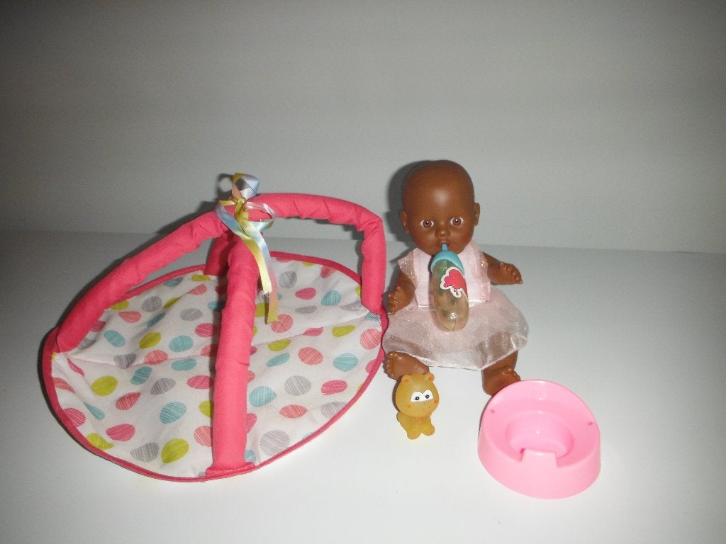 baby born met speelkleed en acc, Kinderen en Baby's, Speelgoed | Poppen, Ophalen of Verzenden, Zo goed als nieuw, Babypop