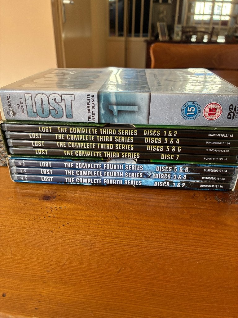 DVD’s Serie LOST Seizoen 1, 3 en 4 Seizoen 2 ontbreekt €5,00, Cd's en Dvd's, Alle leeftijden, Ophalen of Verzenden, Zo goed als nieuw