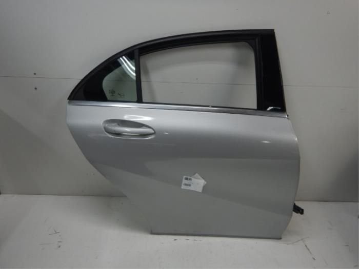 Mercedes-Benz A-Klasse W176 Portier Rechts-achter Zilver, Ophalen of Verzenden, Gebruikt, Achter, Deur
