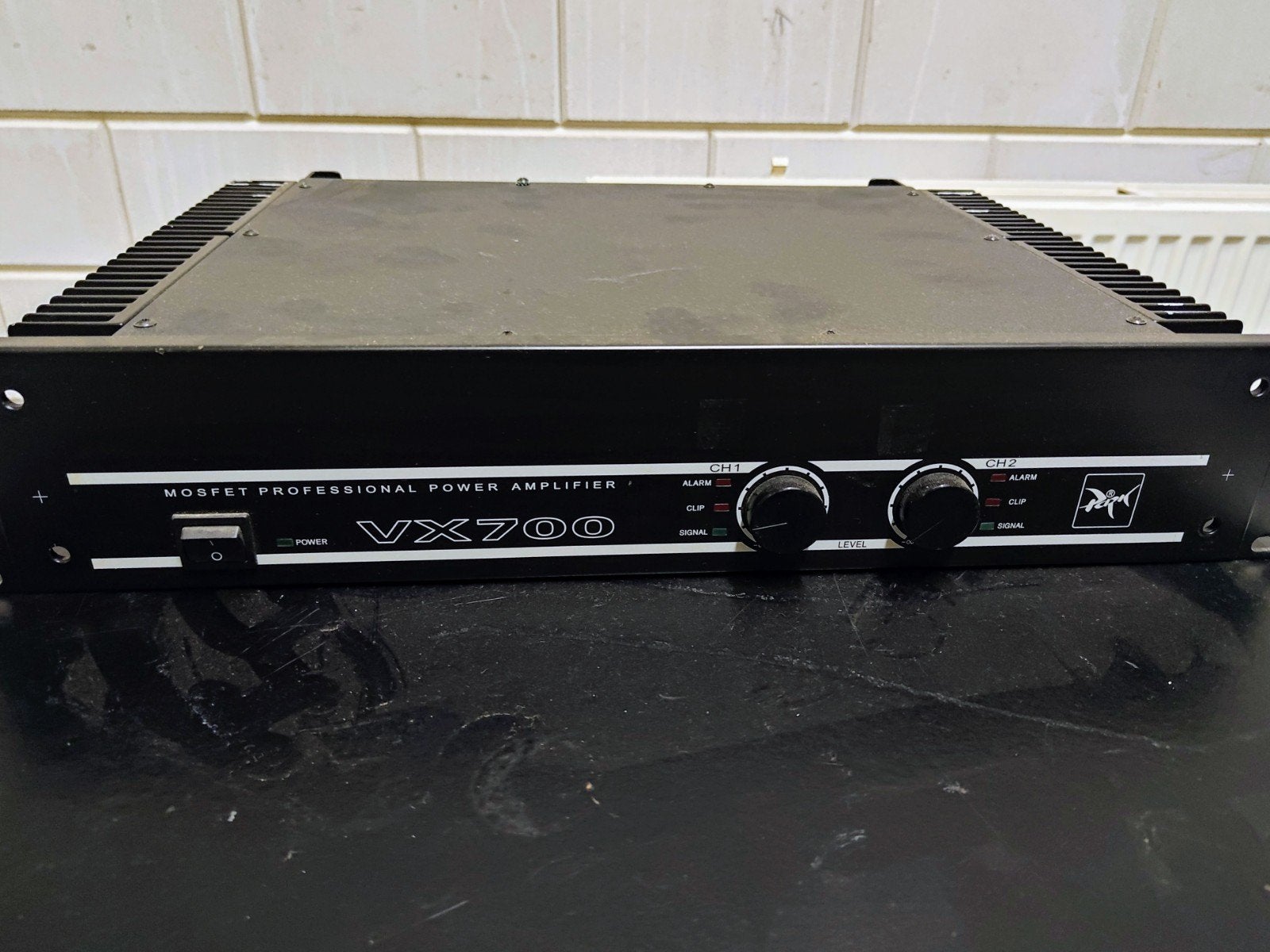Park VX700 MOSFET Versterker 2x 350W - Superstil, Gebruikt, 120 watt of meer, Stereo, Ophalen