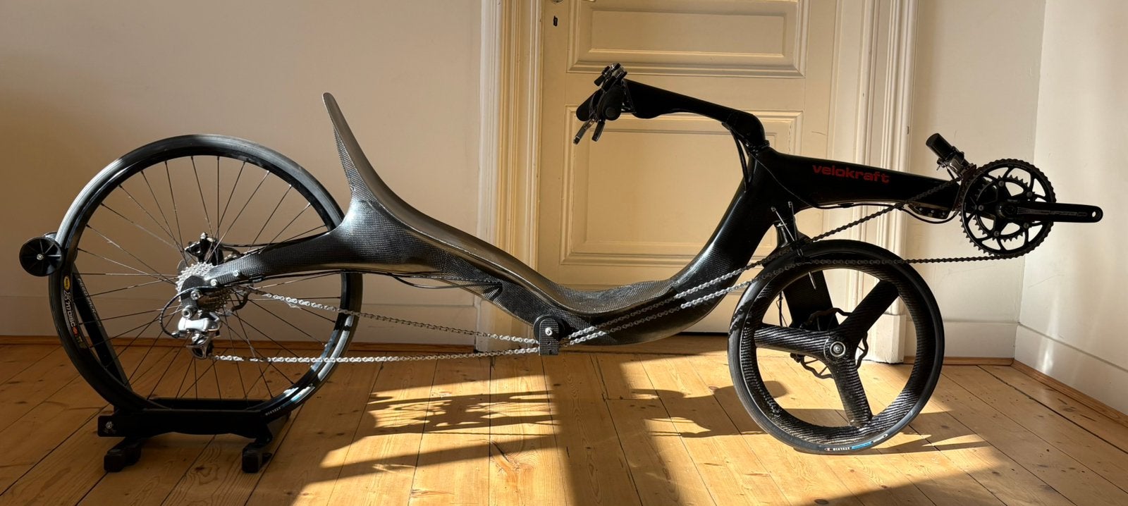 Velokraft carbon ligfiets, Fietsen en Brommers, Ophalen, Zo goed als nieuw, Overige merken