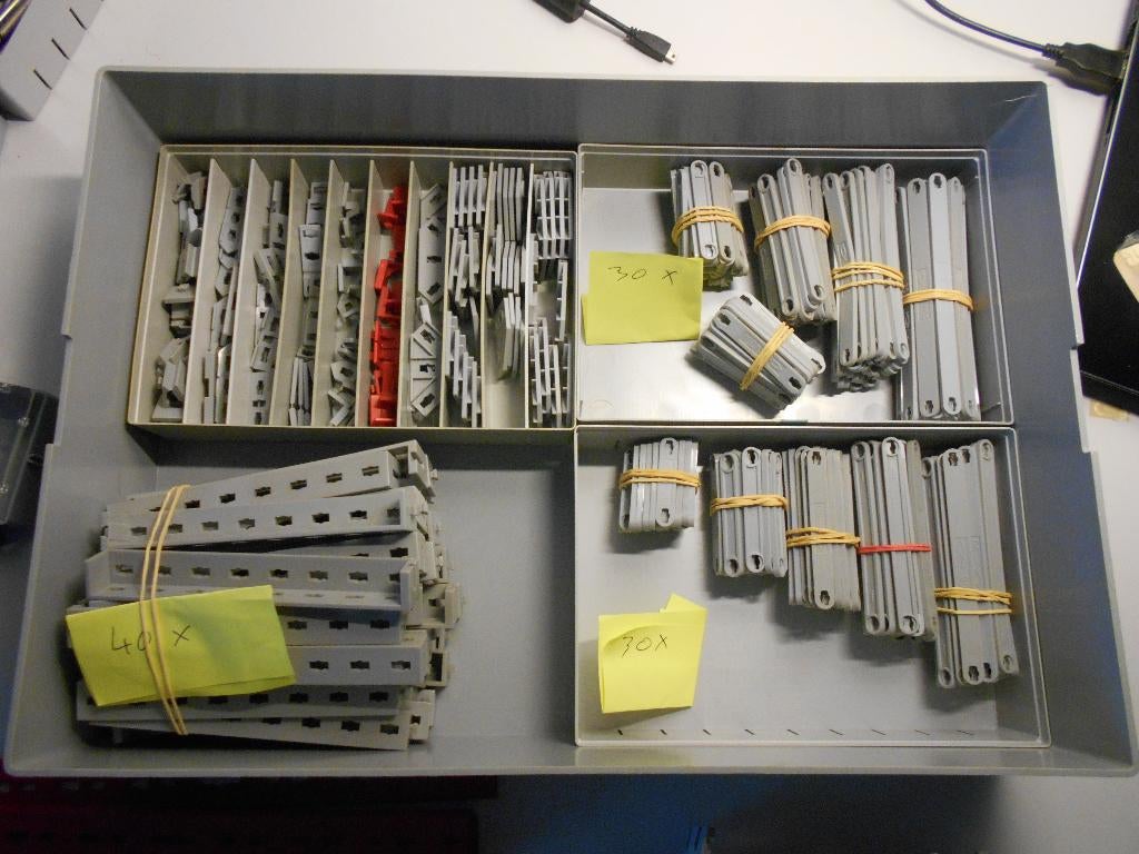 Fischer Technik 1000 Box vol met statica, Ophalen of Verzenden