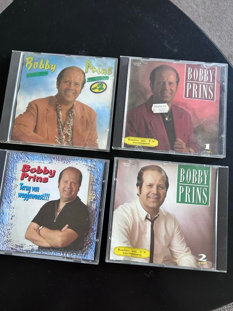 Bobby Prins CD - 4 stuks, Ophalen of Verzenden, Zo goed als nieuw, Levenslied of Smartlap, Boxset