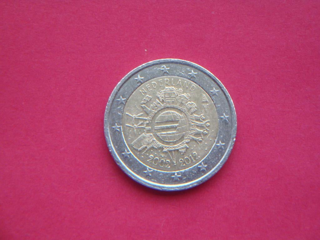 Nederland 2 Euromunt Chartale Euro 2012., Postzegels en Munten, Munten | Nederland, Verzenden, Koningin Beatrix, Euro's, Losse munt
