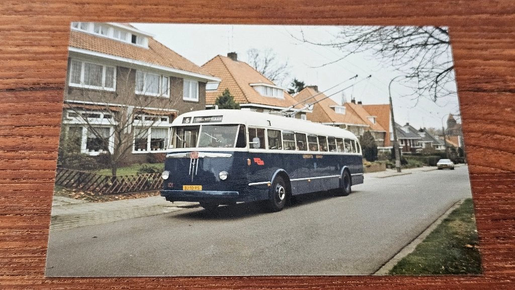 Foto BUS GVA Arnhem 101 Trolleybus, Verzenden, Gebruikt, Bus of Metro, Overige typen