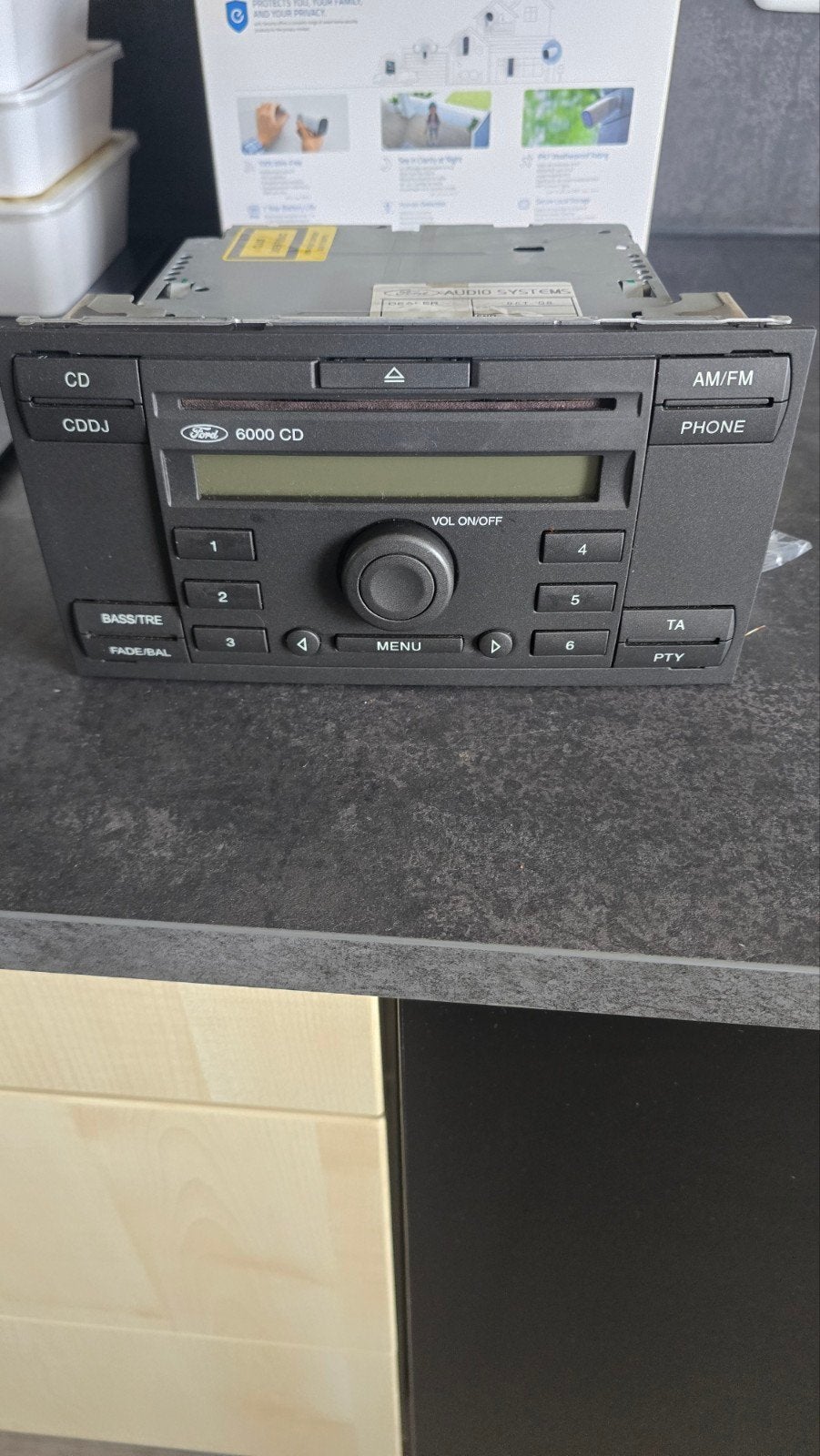 Ford 6000 CD Autoradio - FD 6000CD M220168, Auto diversen, Autoradio's, Gebruikt, Ophalen of Verzenden