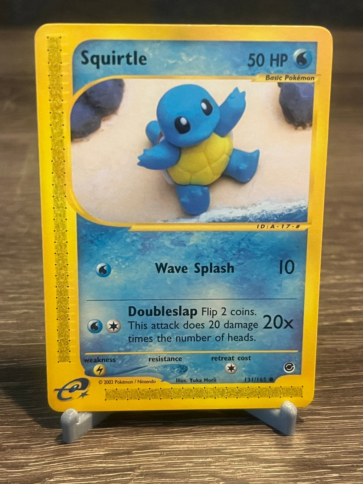 Squirtle (131/165) - Expedition - EX, Hobby en Vrije tijd, Verzamelkaartspellen | Pokémon, Ophalen of Verzenden, Zo goed als nieuw