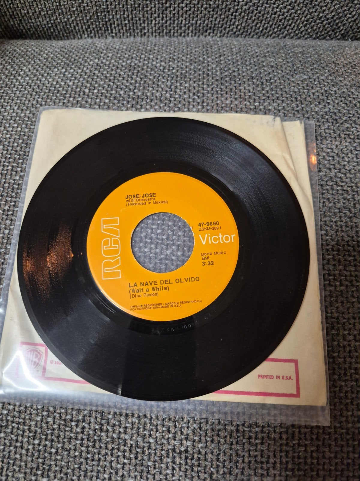 José José - La Nave Del Olvido / Nadie Simplemente (7 inch), Cd's en Dvd's, Latin en Salsa, Gebruikt, 7 inch, Ophalen of Verzenden