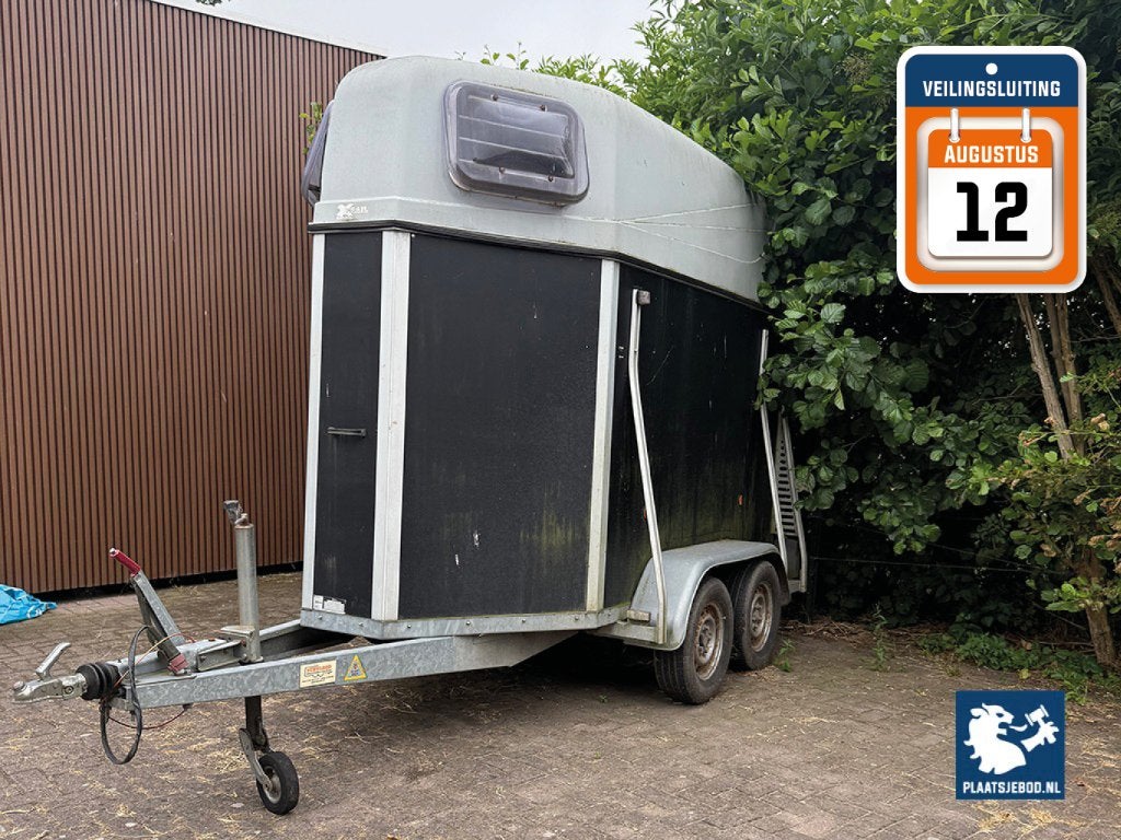FAILLISSEMENTSVEILING een XX-Trail Garnet paardentrailer, Dieren en Toebehoren, Ophalen, Gebruikt, Overige materialen, 2-paards trailer