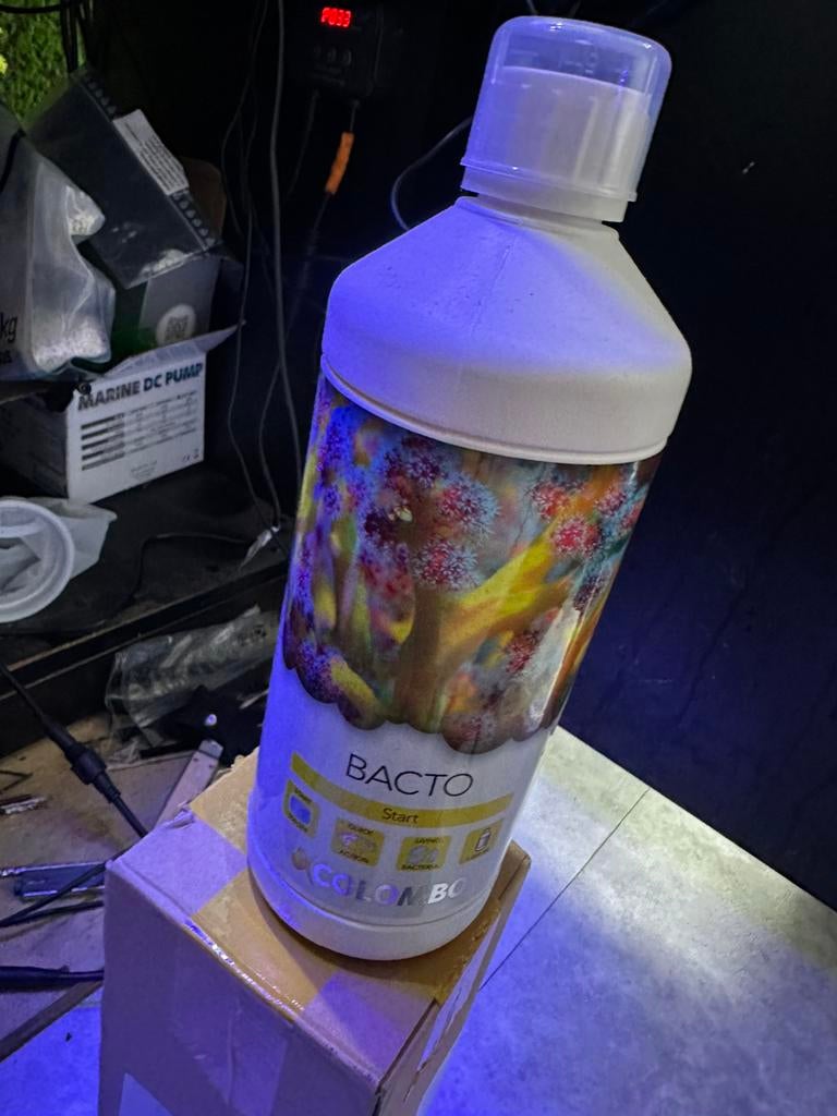 Zee aquarium spullen colombo bacto start nieuw, Ophalen of Verzenden, Zo goed als nieuw