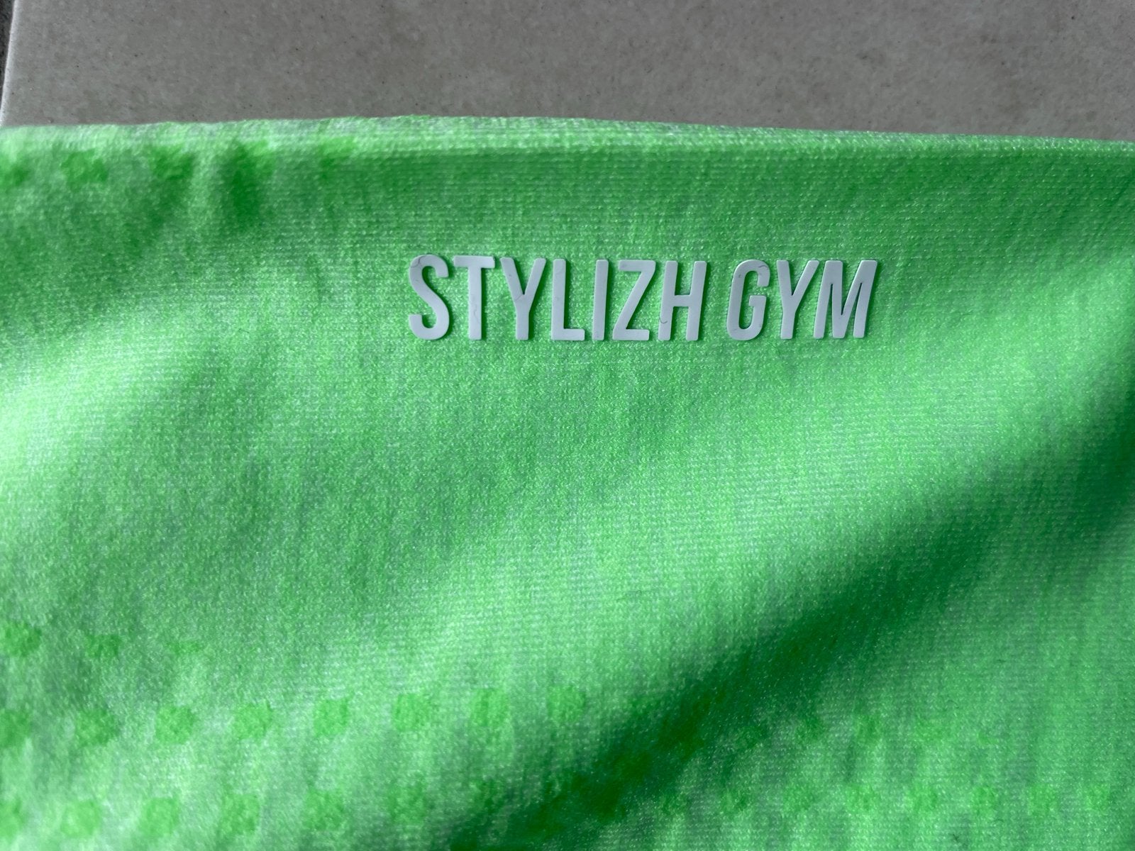 Stylizh Gym Sportbroek - Neon Groen Legging Maat S, Nieuw, Ophalen of Verzenden, Fitness of Aerobics, Maat 36 (S)