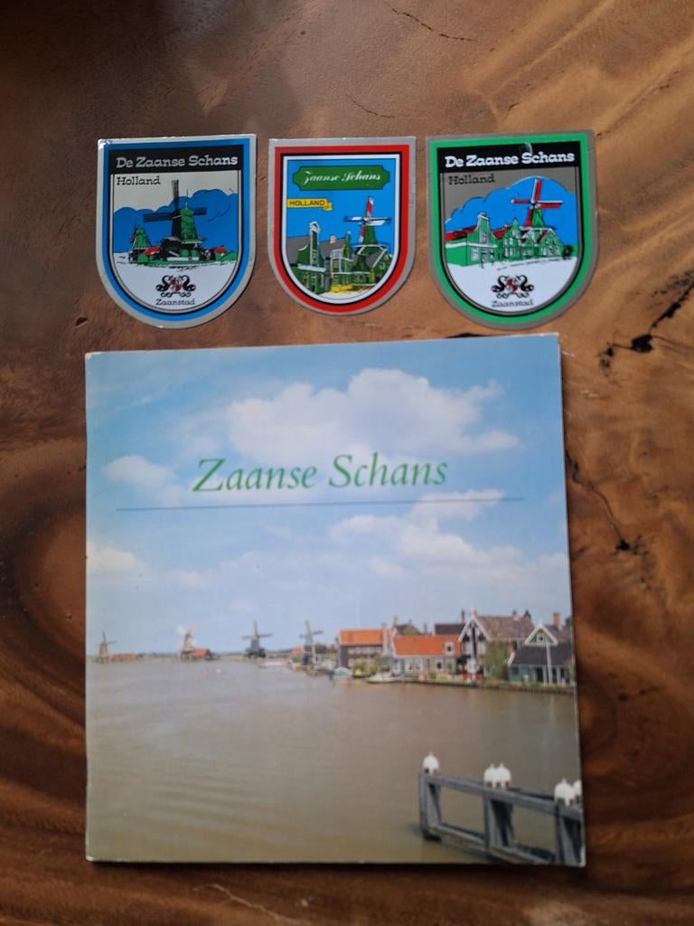 Boekje en stickers Zaanse Schans, Ophalen of Verzenden, Zo goed als nieuw