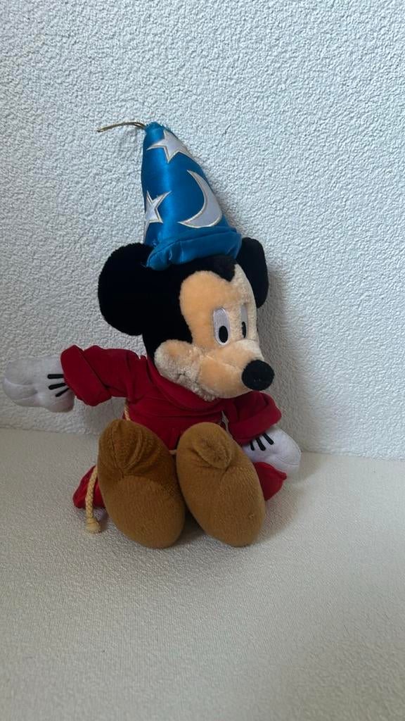 Mickey Mouse Tovenaarsleerling Knuffel Disney Fantasia, Kinderen en Baby's, Speelgoed | Knuffels en Pluche, Zo goed als nieuw