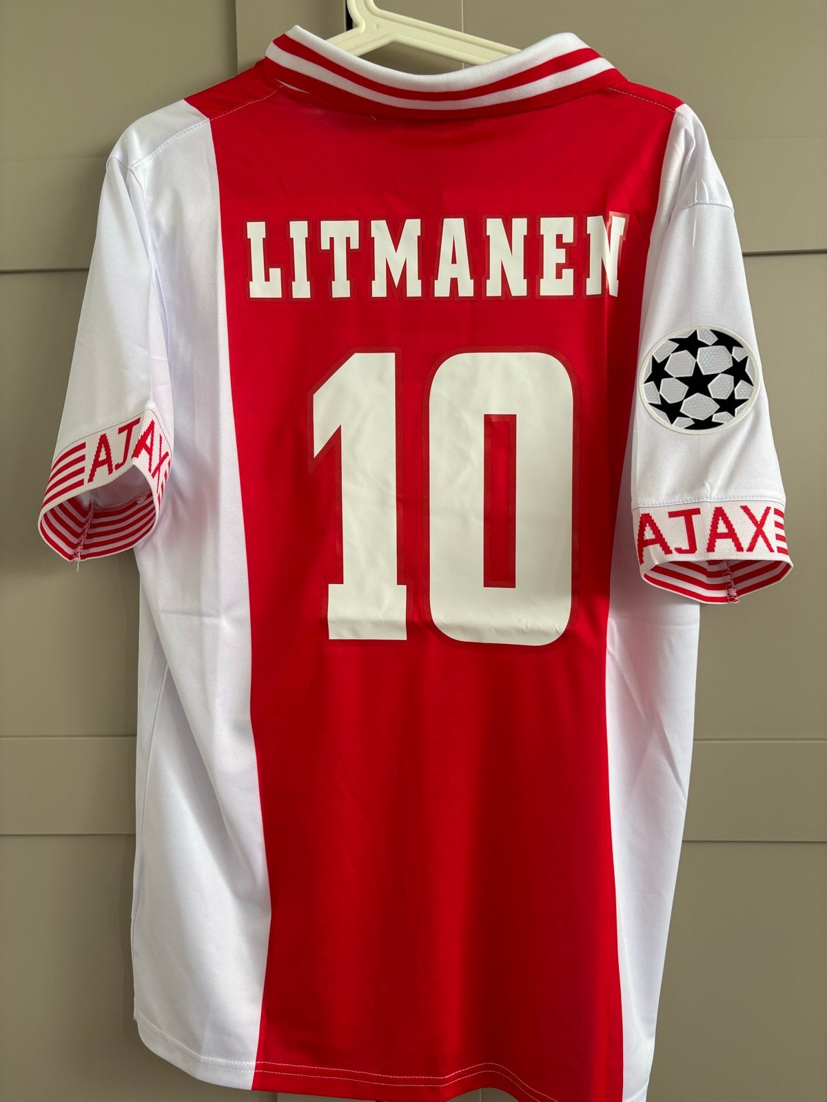 Retro Ajax Litmanen 10 Thuisshirt - Umbro - Maat XL vintage, Sport en Fitness, Maat XL, Ophalen of Verzenden, Nieuw, Shirt