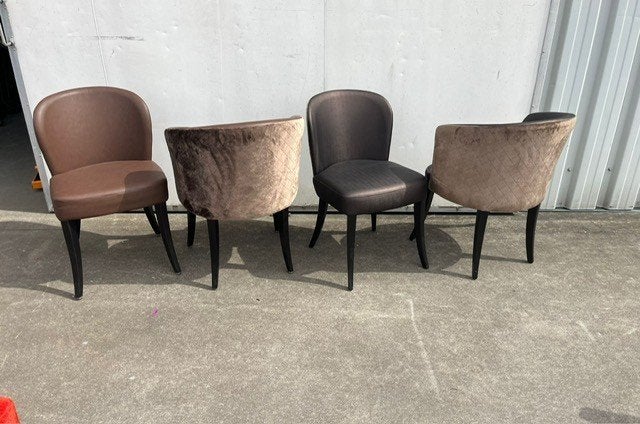 4 stuks luxe horeca restaurant eetkamer stoelen nieuw, Ophalen, Bruin, Nieuw, Hout