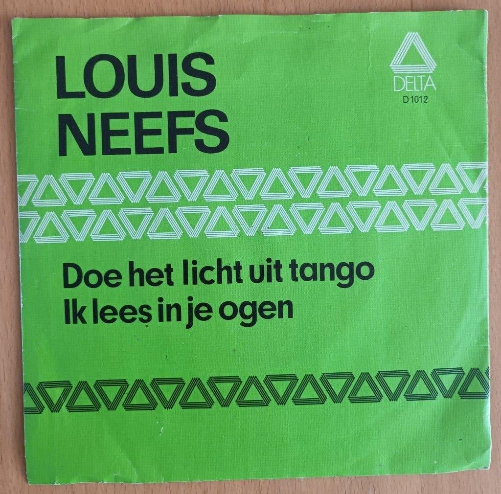 Louis Neefs - Doe Het Licht Uit Tango  (Delta D 1012), Fotohoes, 7 inch, Ophalen of Verzenden, Zo goed als nieuw